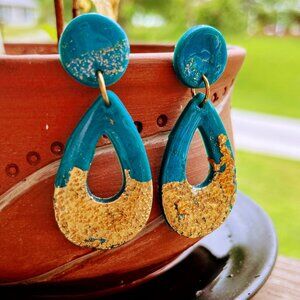 Ocean Sparkle Handcrafted Earrings